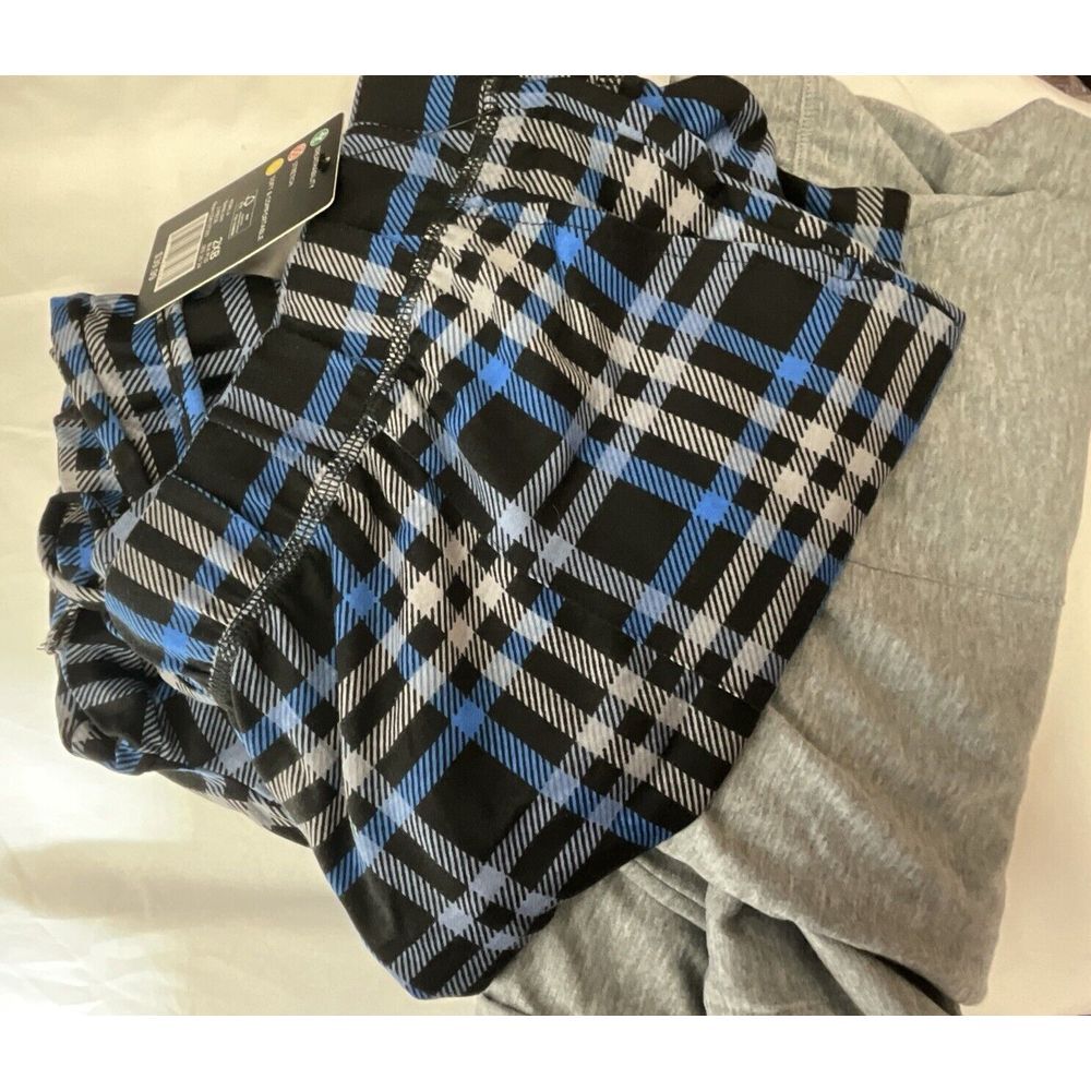 New Men's Big & Tall Cuddl Duds 2 Pack Banded Bottom Pajama Pants Set-Size 2XB